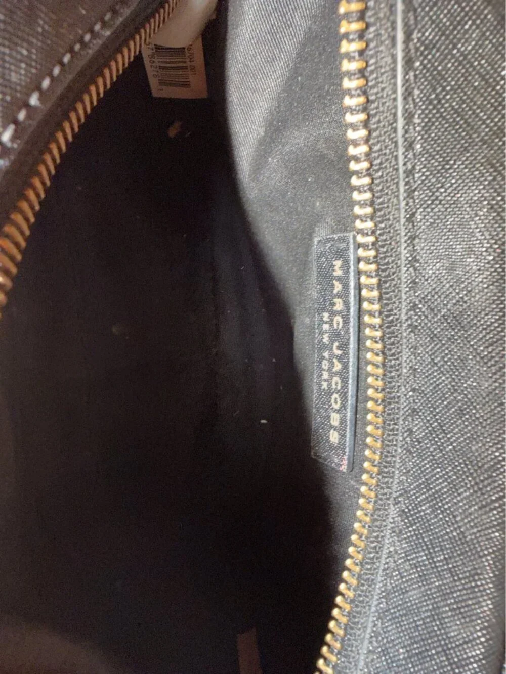 Marc Jacobs Black Leather Crossbody Bag